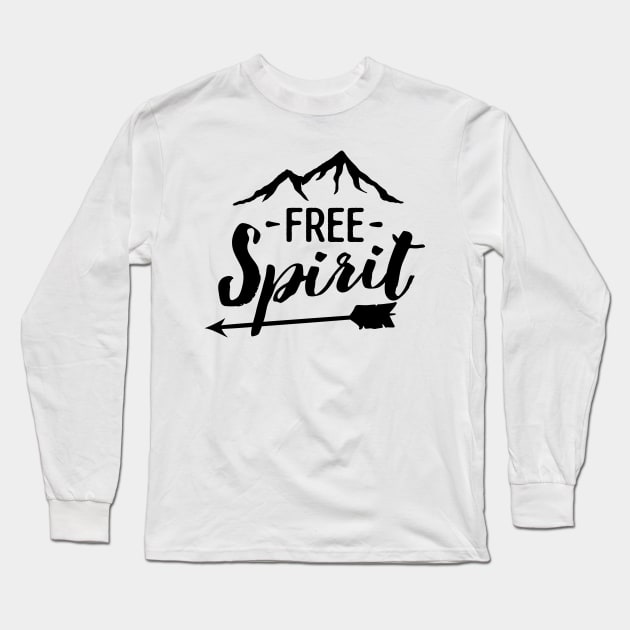 Free Spirit Long Sleeve T-Shirt by Action Clothing